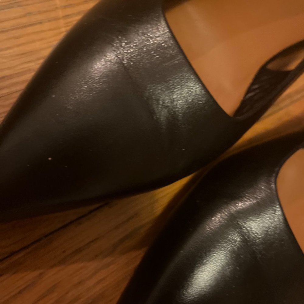 Vagabond Pointed Toe Slingback Flats - Picture 5 of 6